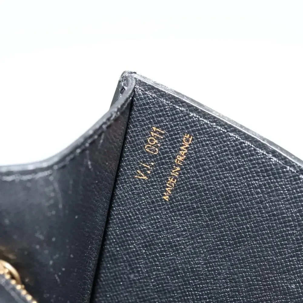 Louis Vuitton Epi Montaigne 23 Clutch Bag Black